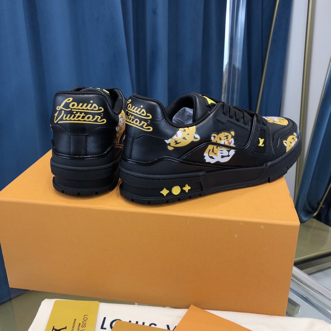 Louis Vuitton Trainer Sneaker X Nigo Tiger - FashionPlug