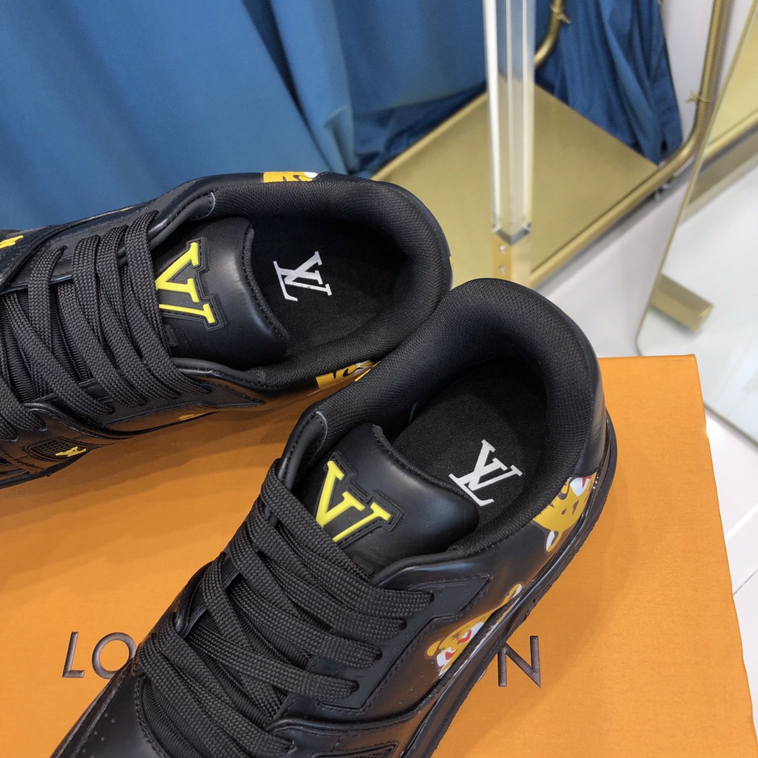 Louis Vuitton Trainer Sneaker X Nigo Tiger - FashionPlug