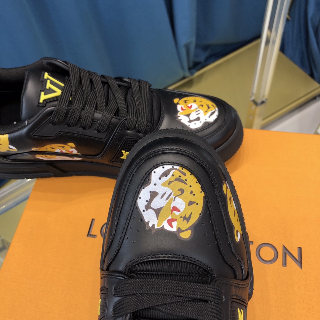 Louis Vuitton Trainer Sneaker X Nigo Tiger - FashionPlug