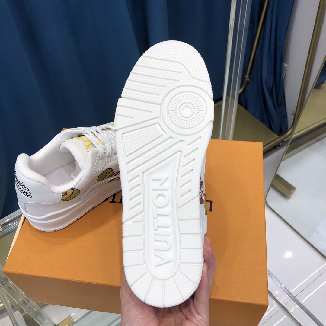 Louis Vuitton Trainer Sneaker X Nigo Duck - FashionPlug