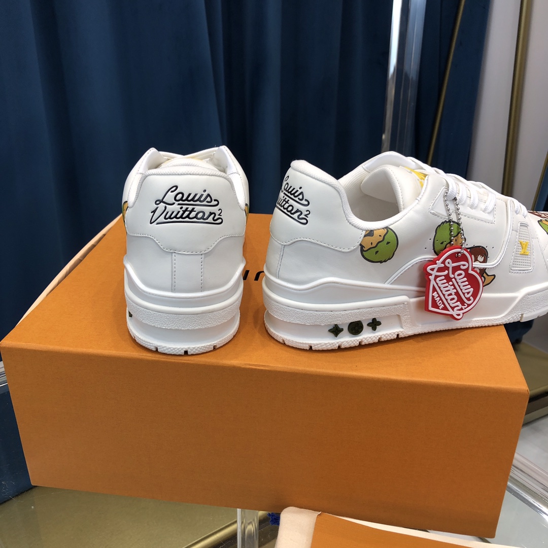 Louis Vuitton Trainer Sneaker X Nigo Duck - FashionPlug