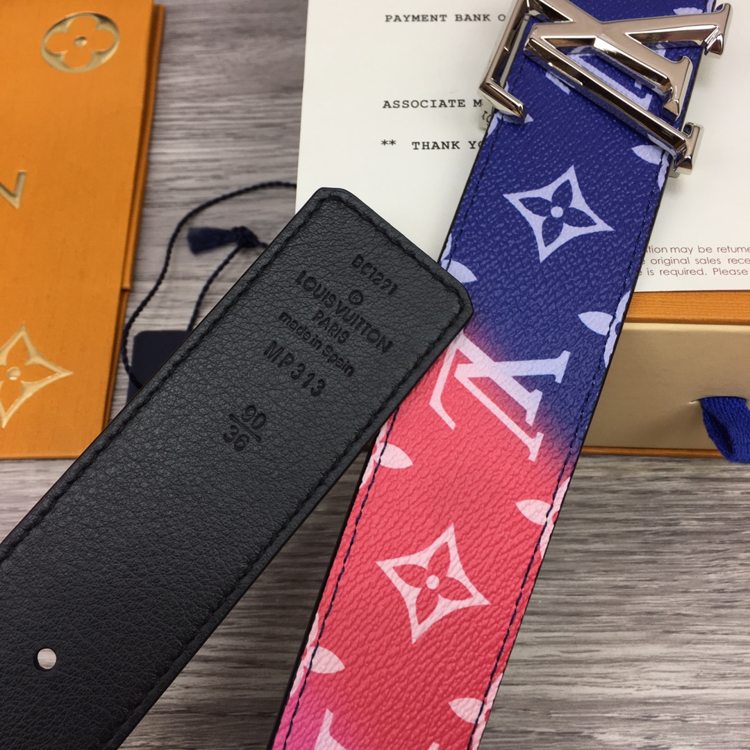 Louis Vuitton Shape 40MM Reversible Belt - FashionPlug