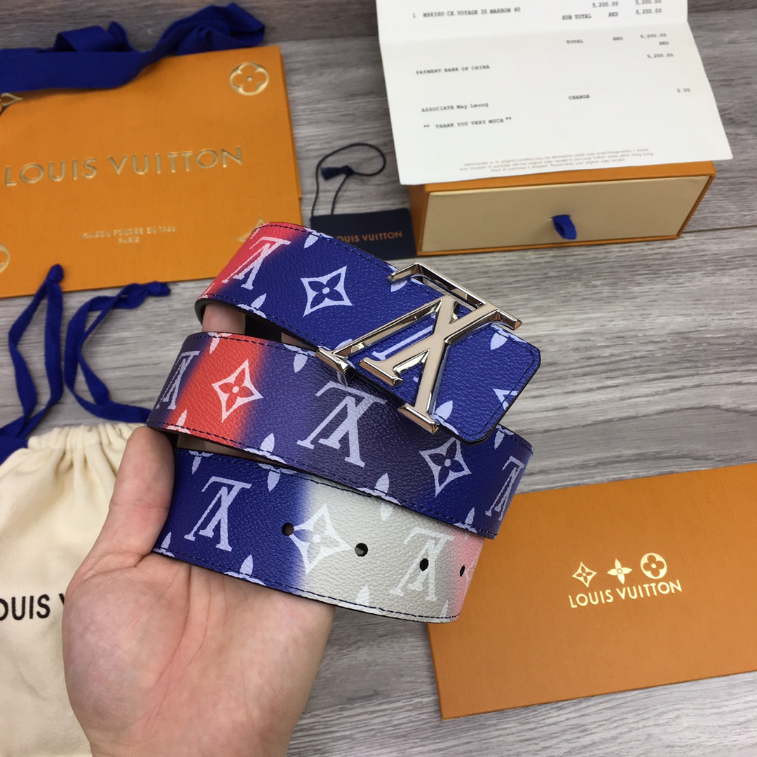Louis Vuitton Shape 40MM Reversible Belt - FashionPlug