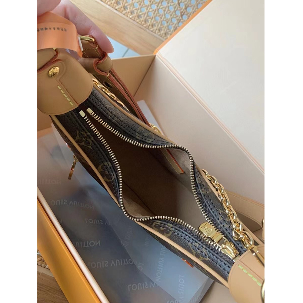 Louis Vuitton Monogram Coated Canvas Loop  Handbag - FashionPlug