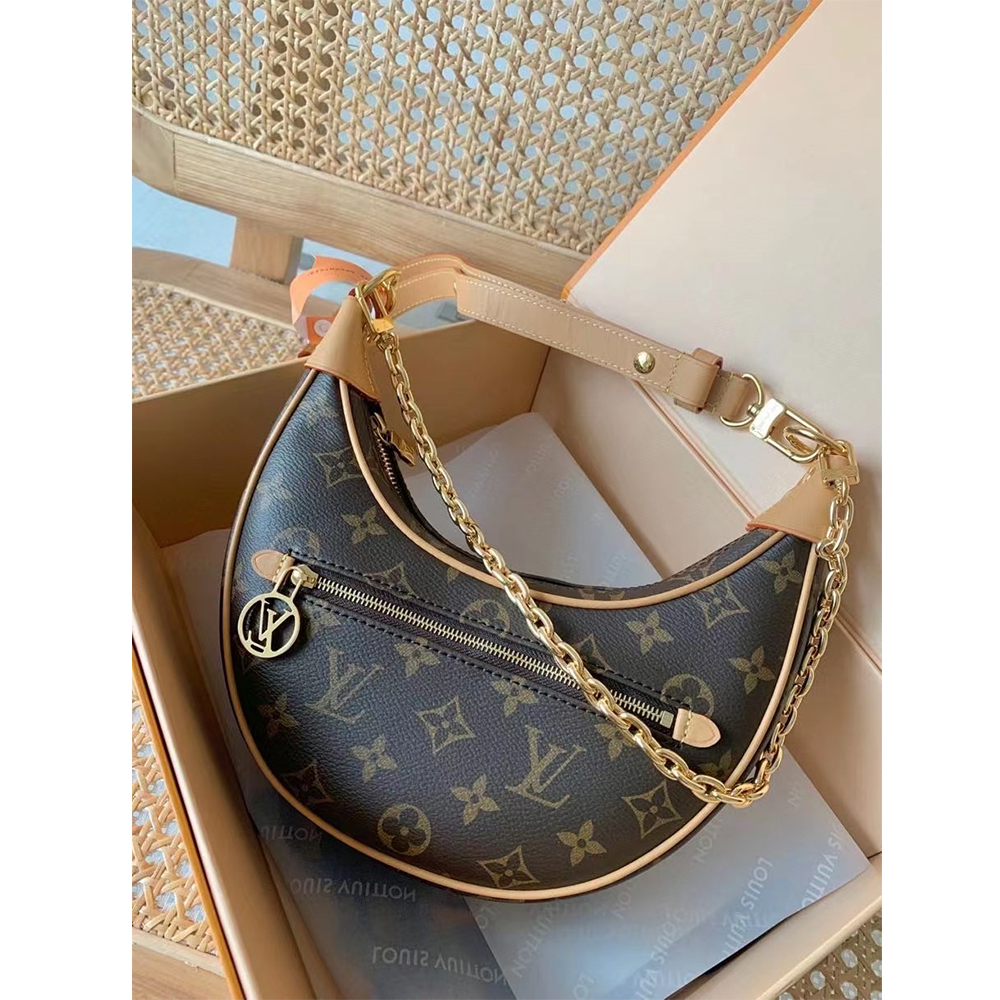 Louis Vuitton Monogram Coated Canvas Loop  Handbag - FashionPlug