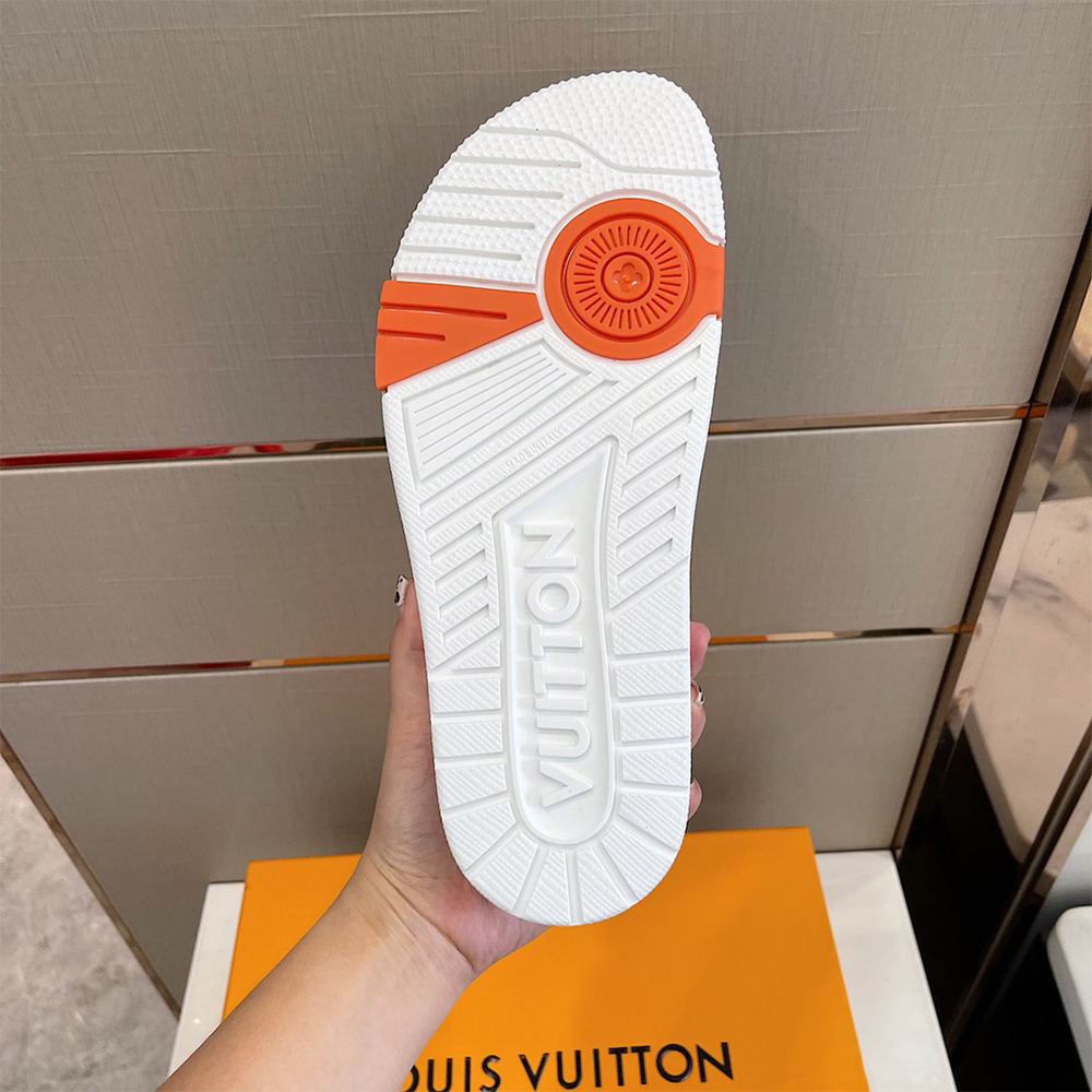 Louis Vuitton Trainer Mule In Silver - FashionPlug