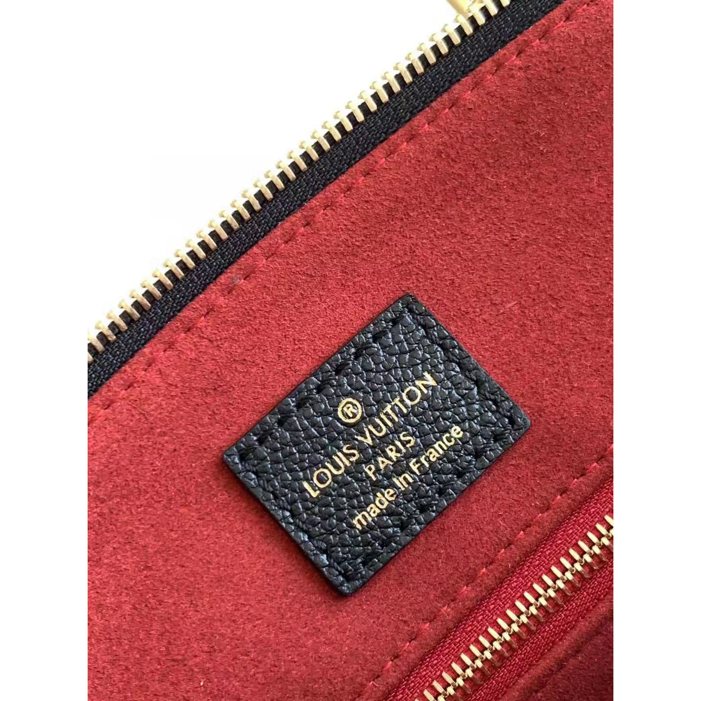 Louis Vuitton Black Monogram Leather Handbag (34-24-15CM) - FashionPlug