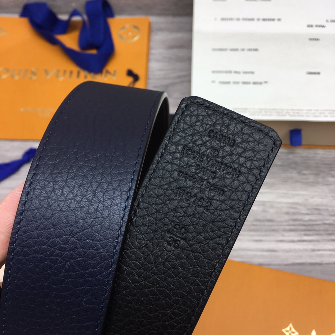 Louis Vuitton Shape 40MM Reversible Belt - FashionPlug