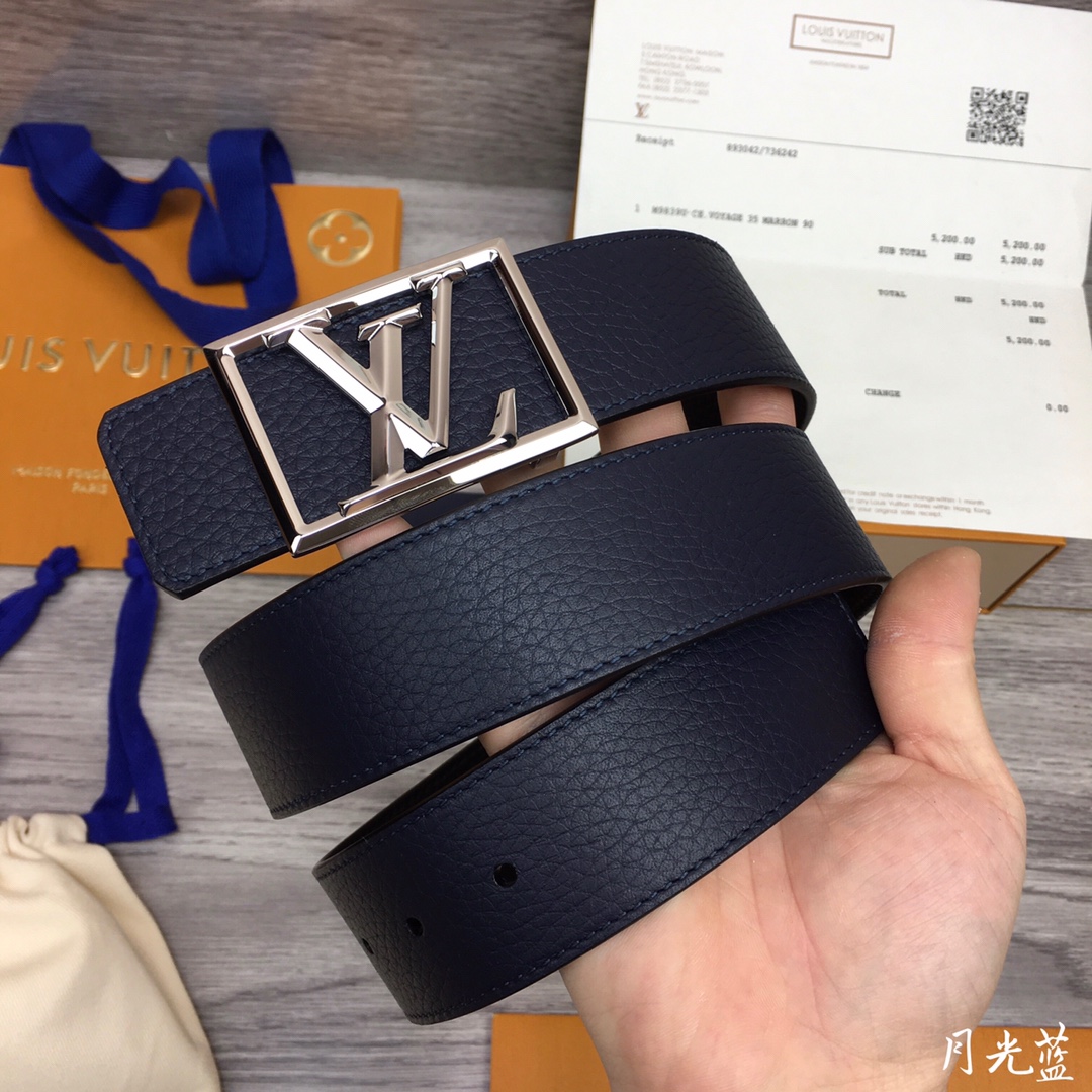 Louis Vuitton Shape 40MM Reversible Belt - FashionPlug