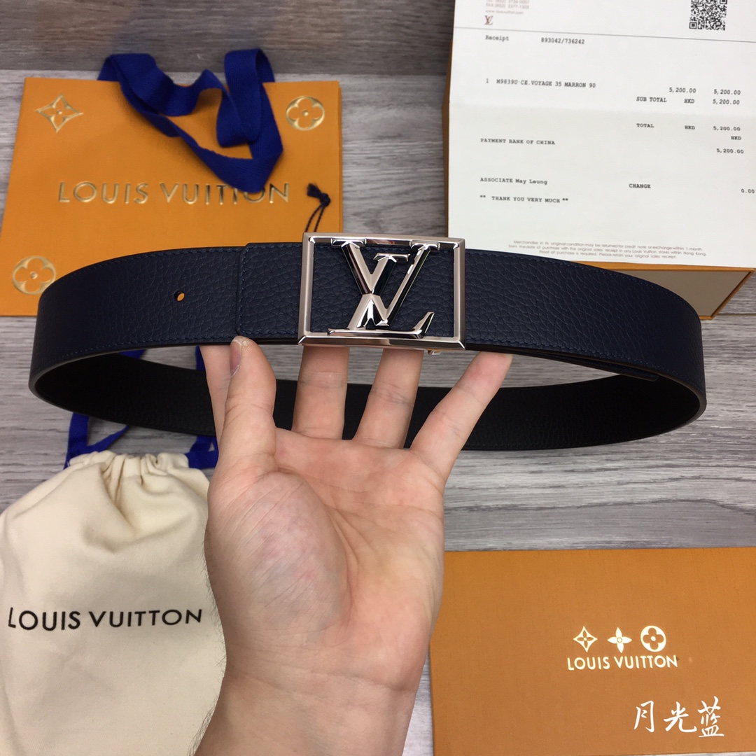 Louis Vuitton Shape 40MM Reversible Belt - FashionPlug