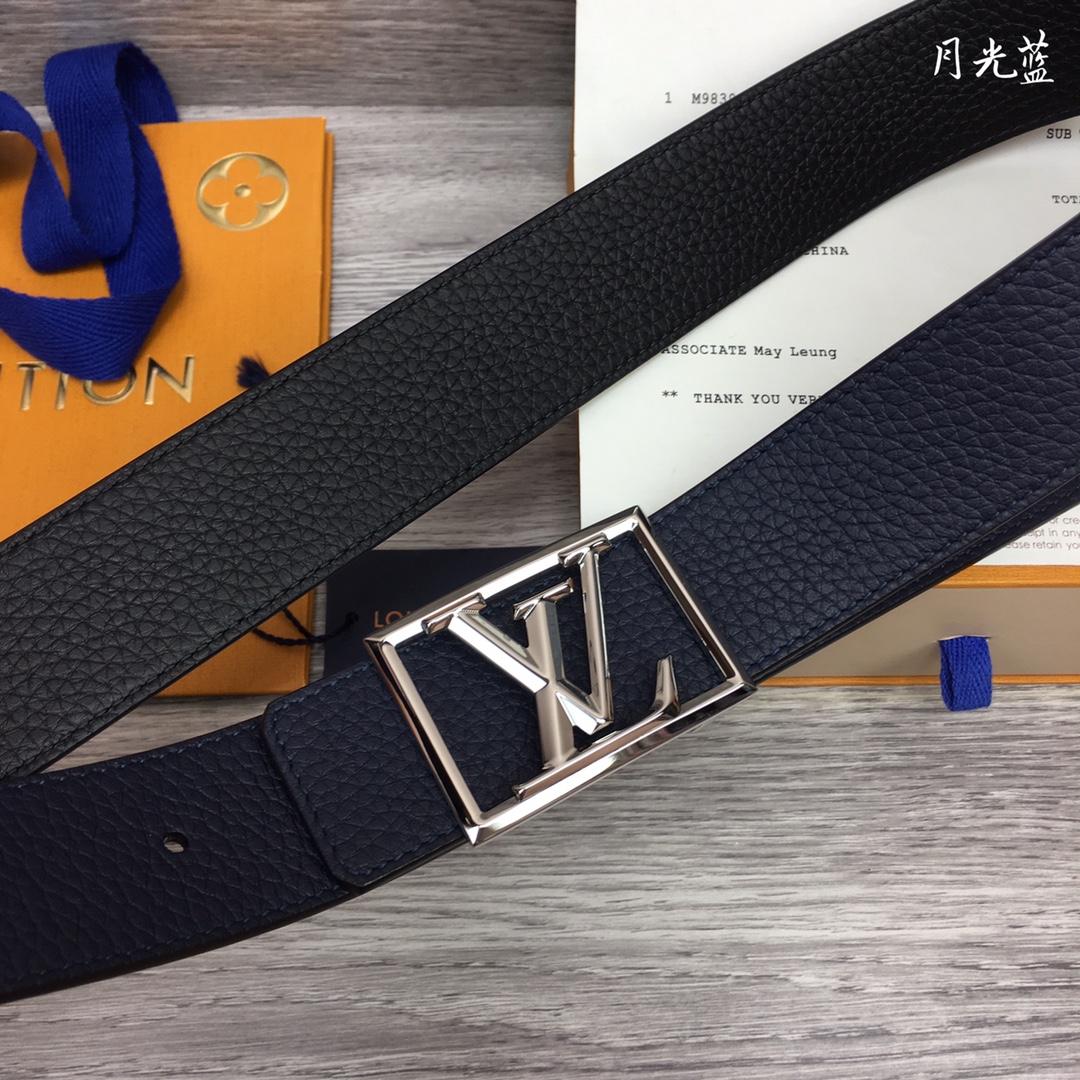 Louis Vuitton Shape 40MM Reversible Belt - FashionPlug