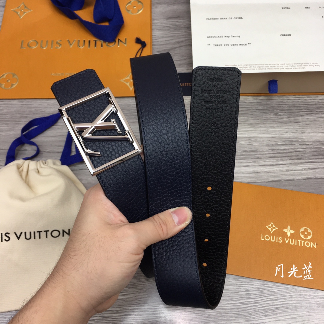 Louis Vuitton Shape 40MM Reversible Belt - FashionPlug
