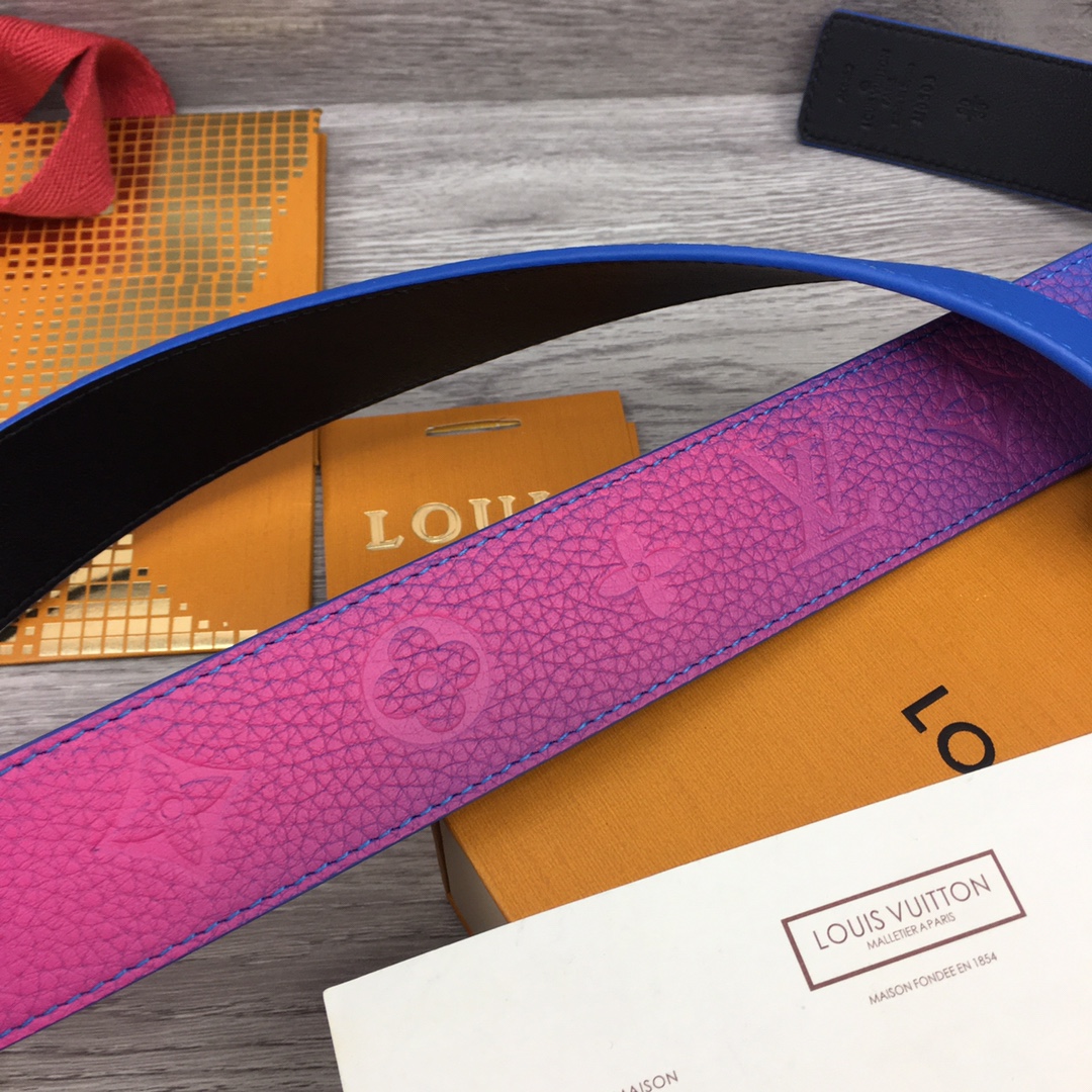 Louis Vuitton Gradient Shape 40MM Reversible Belt - FashionPlug