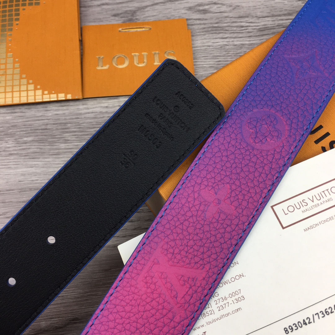 Louis Vuitton Gradient Shape 40MM Reversible Belt - FashionPlug