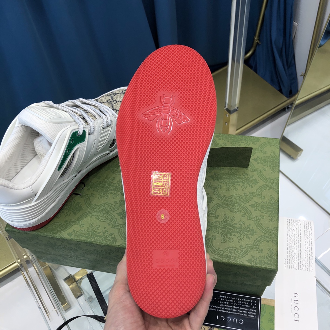 Gucci  Men's Gucci  Basket sneaker with lnterlocking G  - FashionPlug