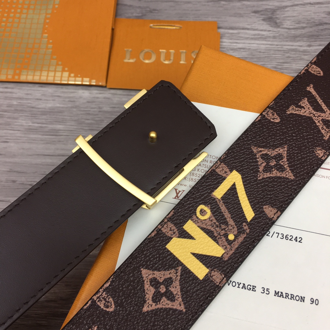 Louis Vuitton Shape 40MM Reversible Belt - FashionPlug