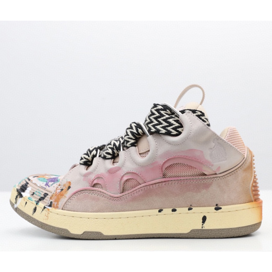 Lanvin X  Gallery Dept. Curb Sneaker Pink - FashionPlug
