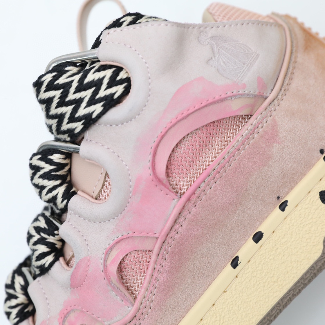 Lanvin X  Gallery Dept. Curb Sneaker Pink - FashionPlug