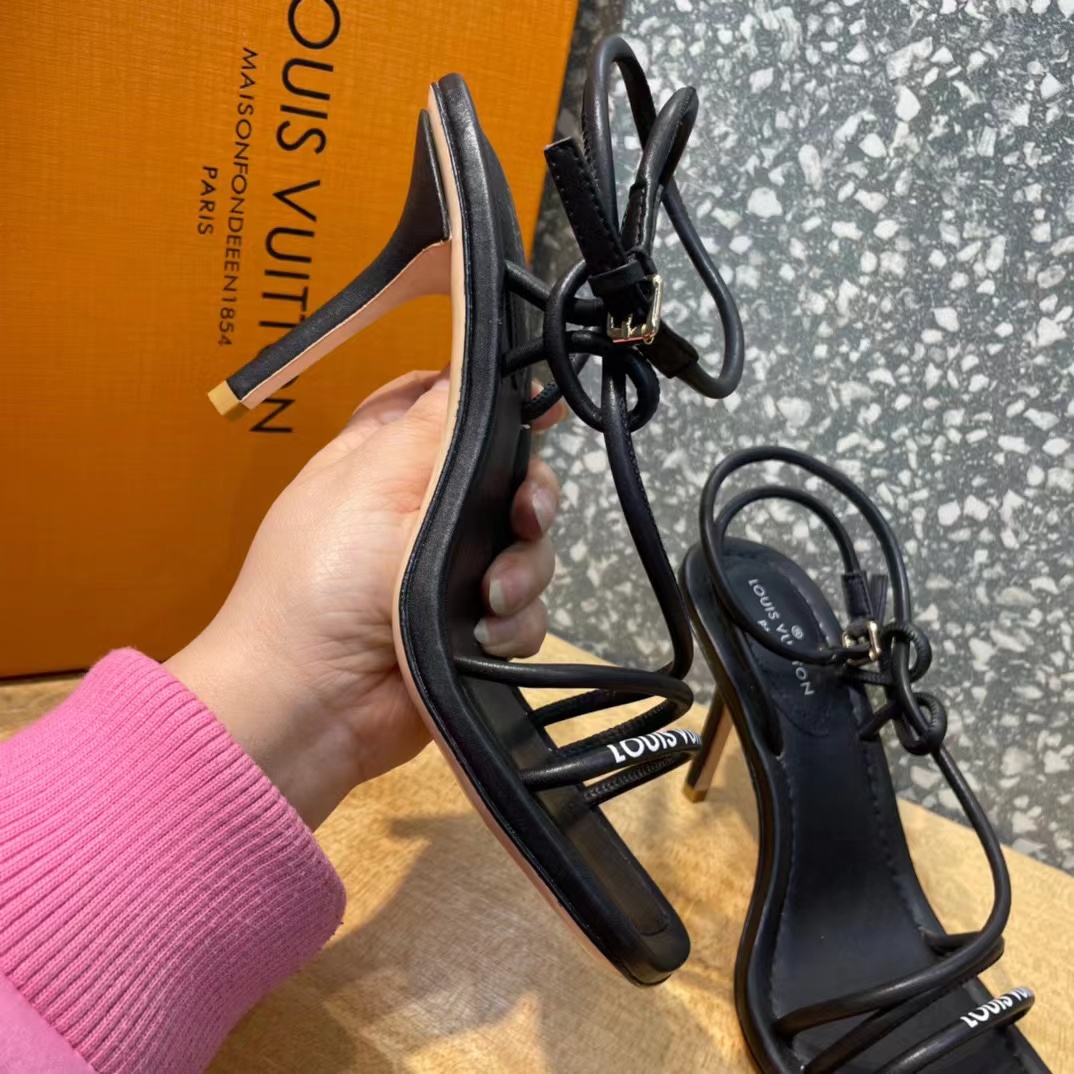 Louis Vuitton Sandals For Women In Black - FashionPlug