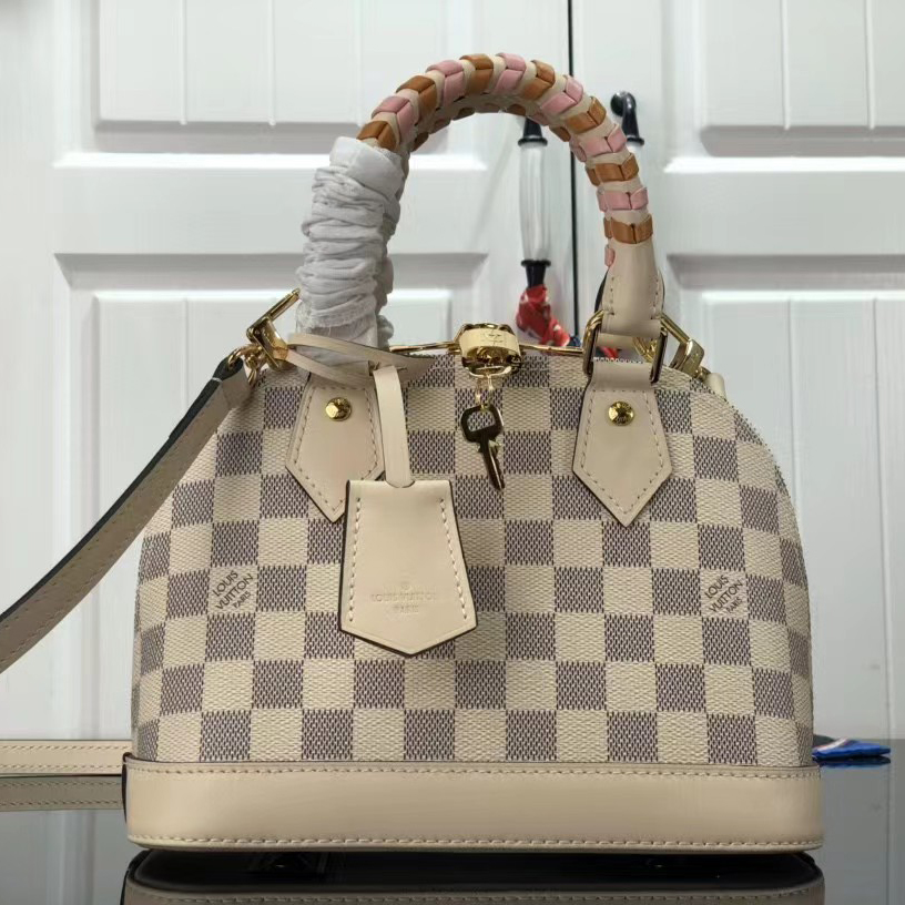 Louis Vuitton Alma BB Patent Leather Handbag(23.5-11.5-7.5) - FashionPlug