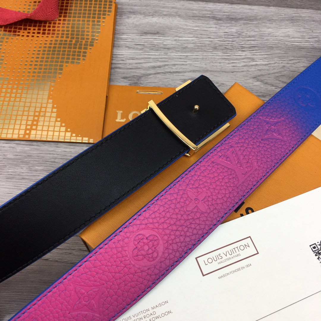 Louis Vuitton Gradient Shape 40MM Reversible Belt - FashionPlug
