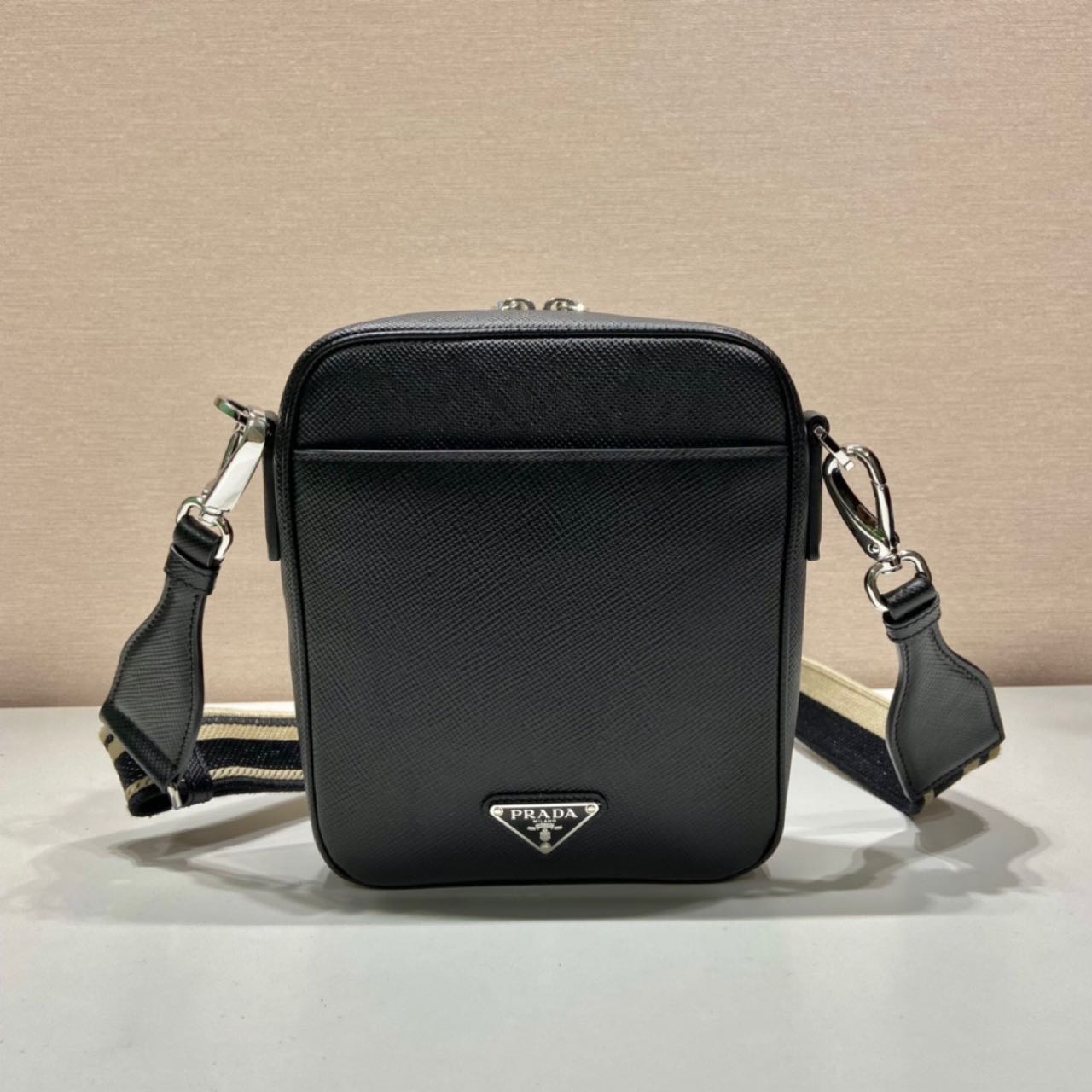 Prada Leather Shoulder Bag（19-16-5.5CM） - FashionPlug