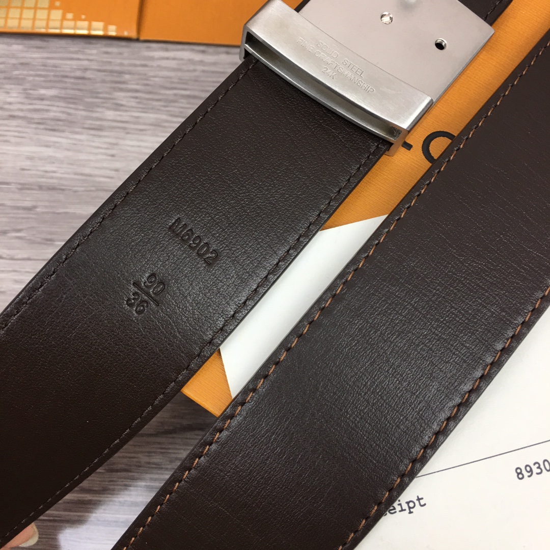 Louis Vuitton Shape 40MM Reversible Belt - FashionPlug
