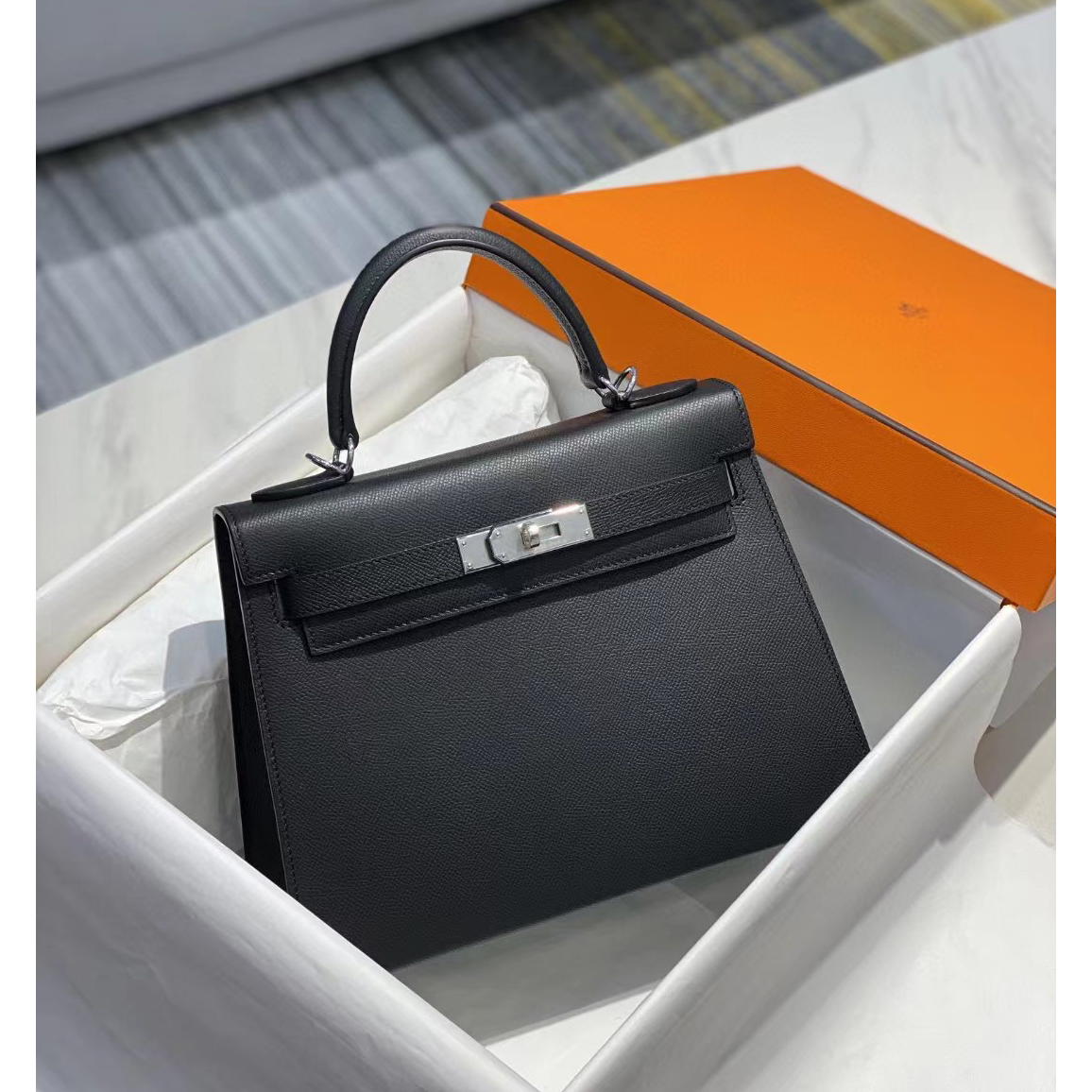 Hermes Women Handbag （25-17-7CM） - FashionPlug