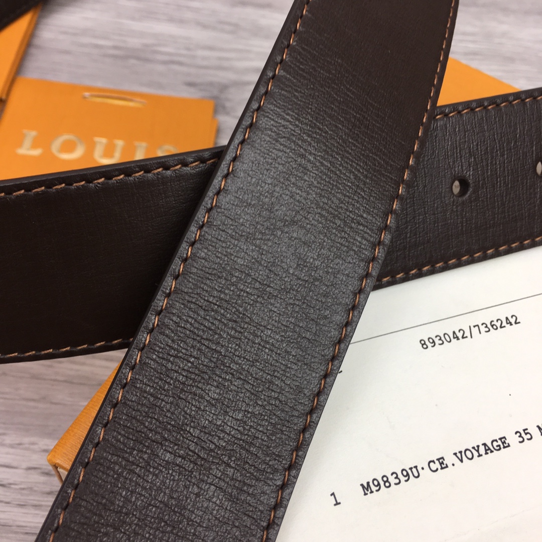 Louis Vuitton Shape 40MM Reversible Belt - FashionPlug