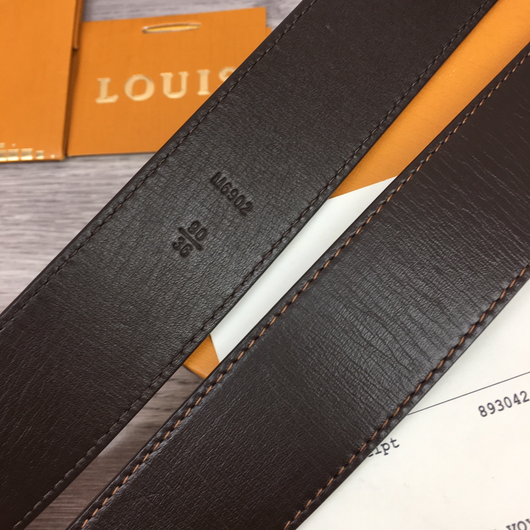 Louis Vuitton Shape 40MM Reversible Belt - FashionPlug