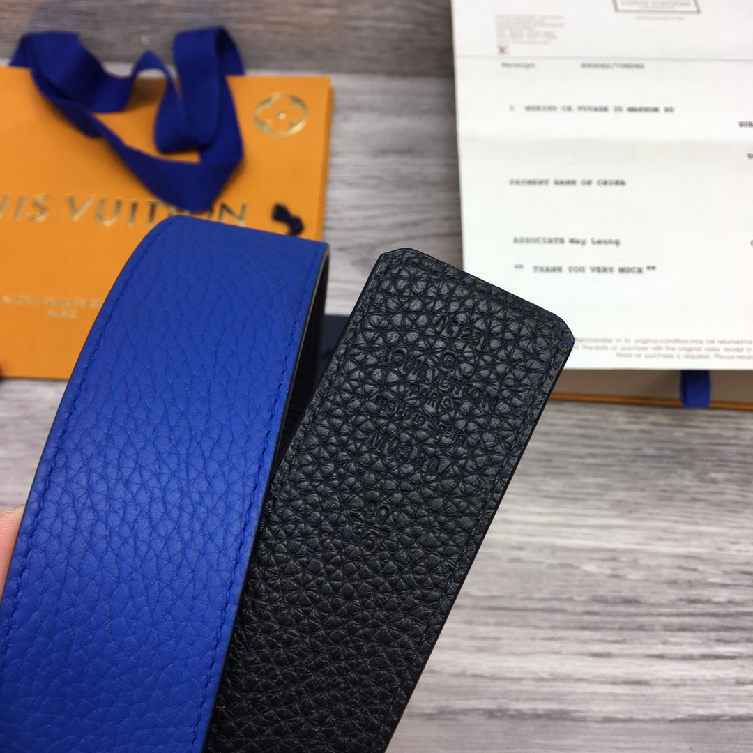 Louis Vuitton Shape 40MM Reversible Belt - FashionPlug
