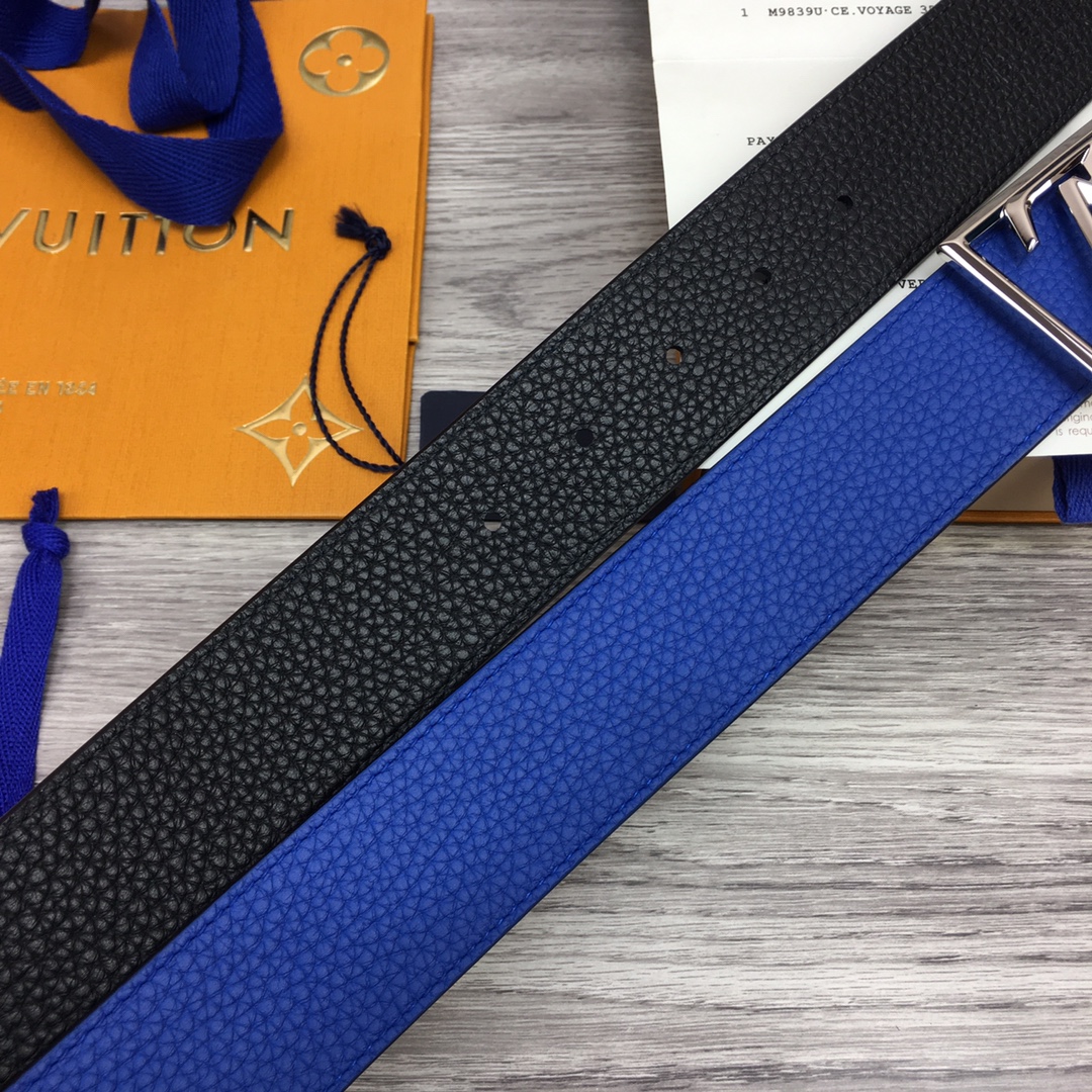 Louis Vuitton Shape 40MM Reversible Belt - FashionPlug