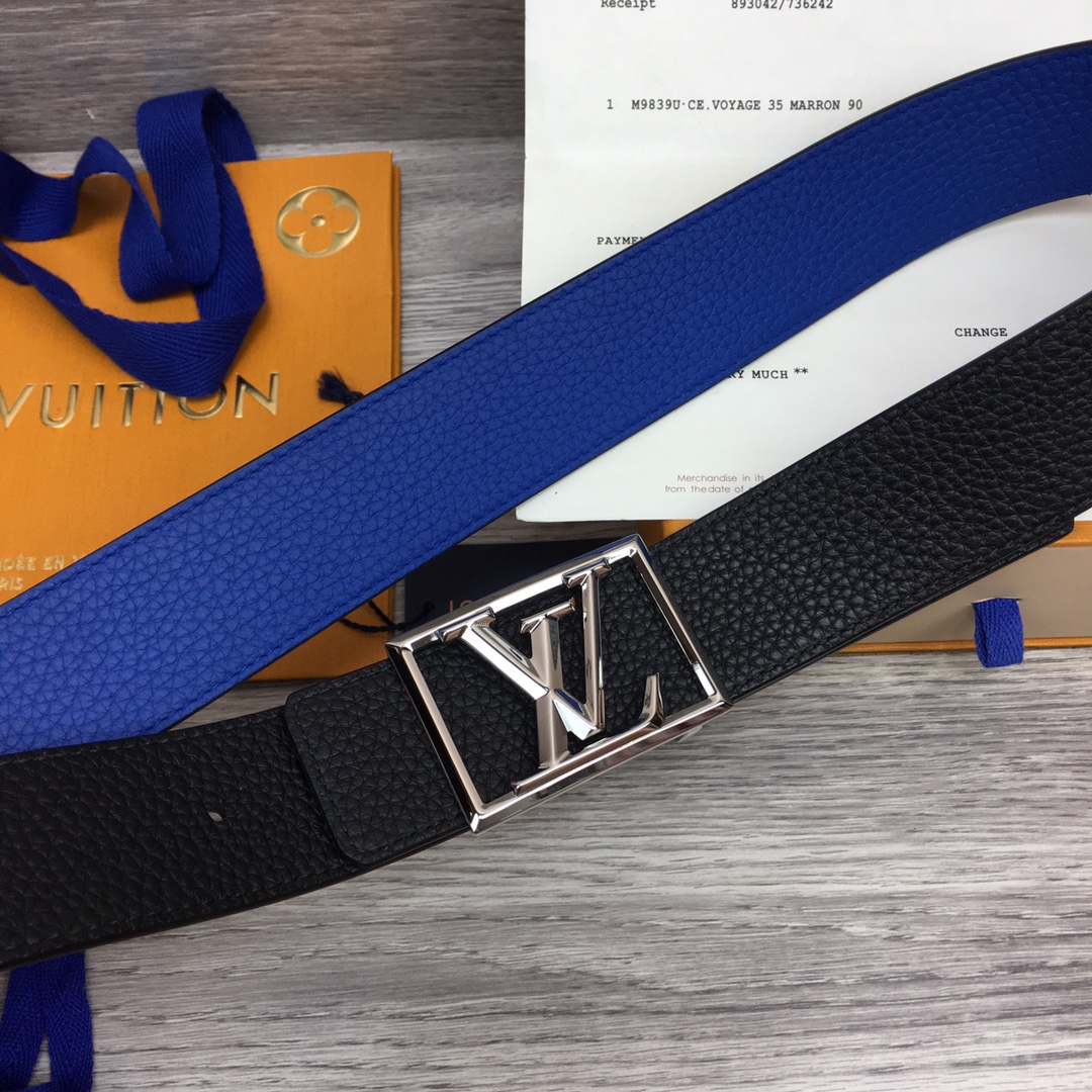 Louis Vuitton Shape 40MM Reversible Belt - FashionPlug