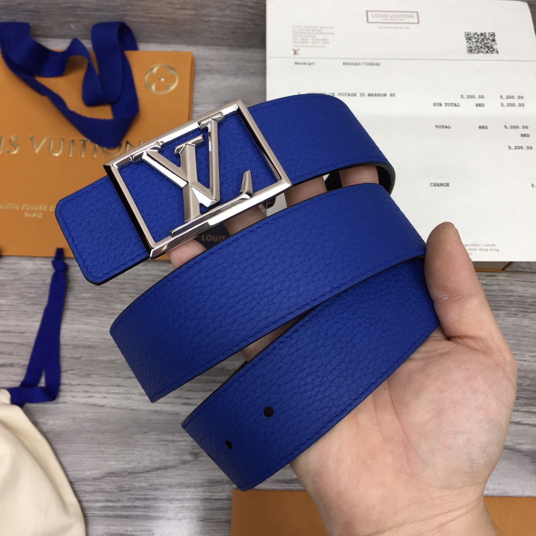 Louis Vuitton Shape 40MM Reversible Belt - FashionPlug