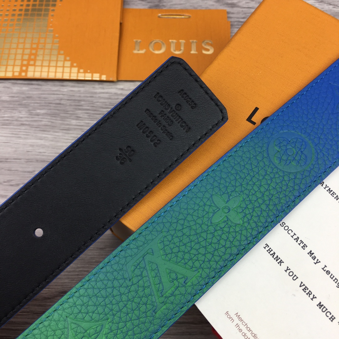 Louis Vuitton Gradient Shape 40MM Reversible Belt - FashionPlug