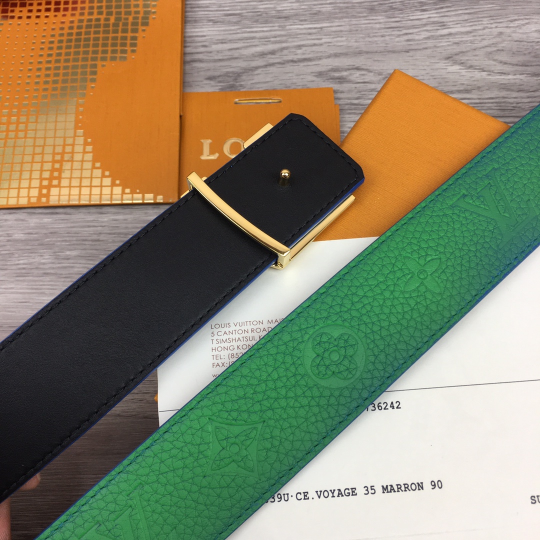 Louis Vuitton Gradient Shape 40MM Reversible Belt - FashionPlug
