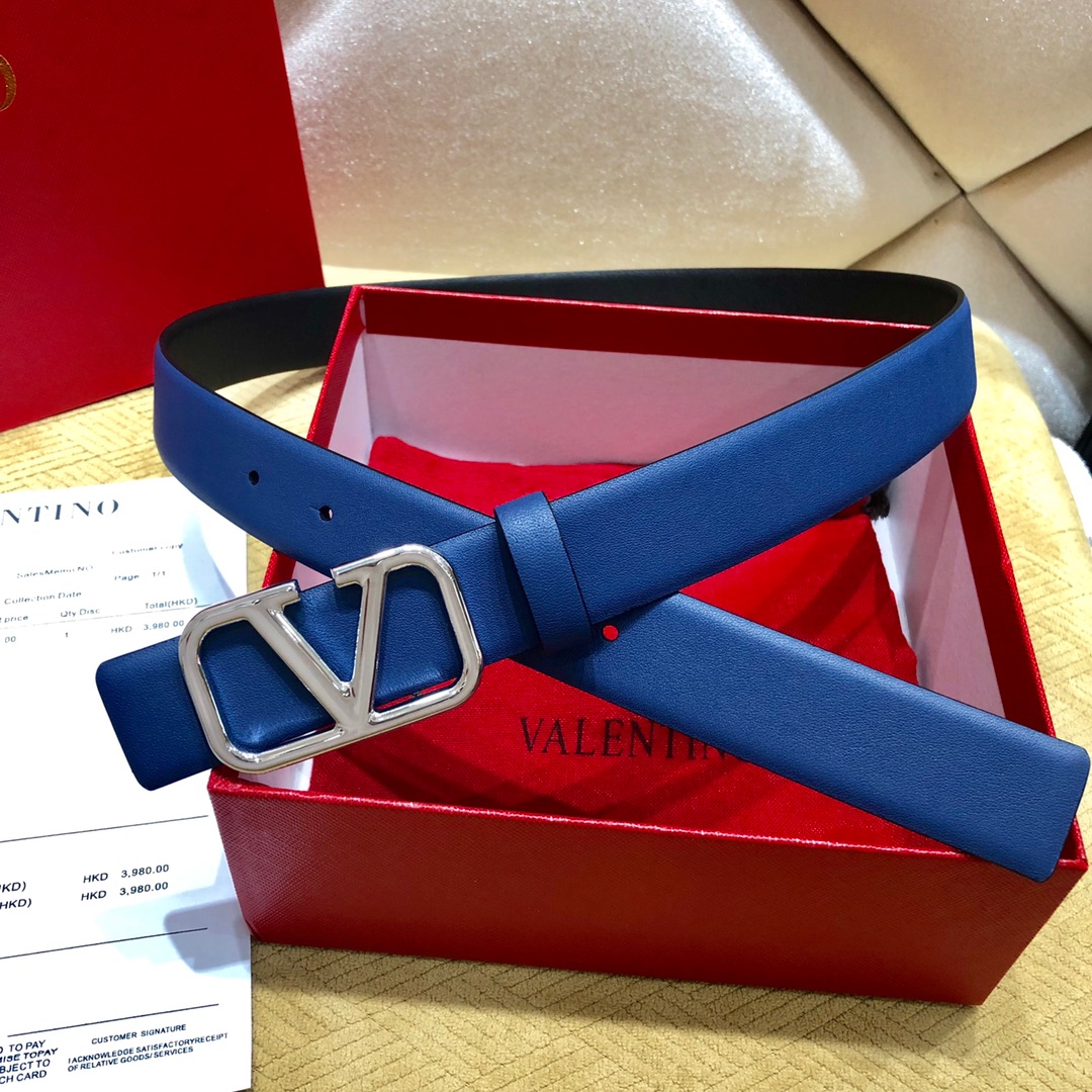 Valenti VLogo Signature 30MM Reversible Belt - FashionPlug