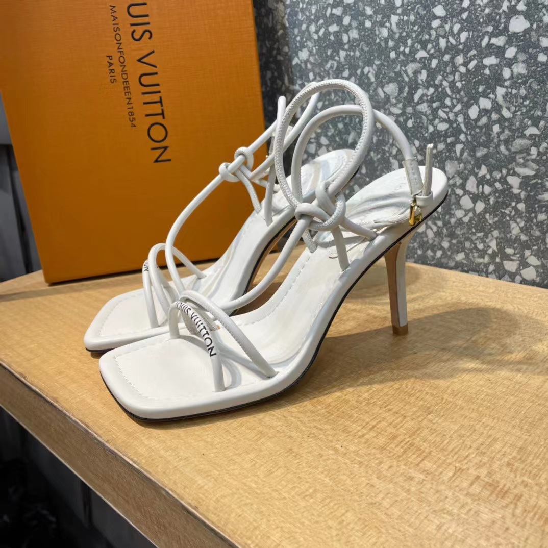 Louis Vuitton Sandals For Women In White - FashionPlug