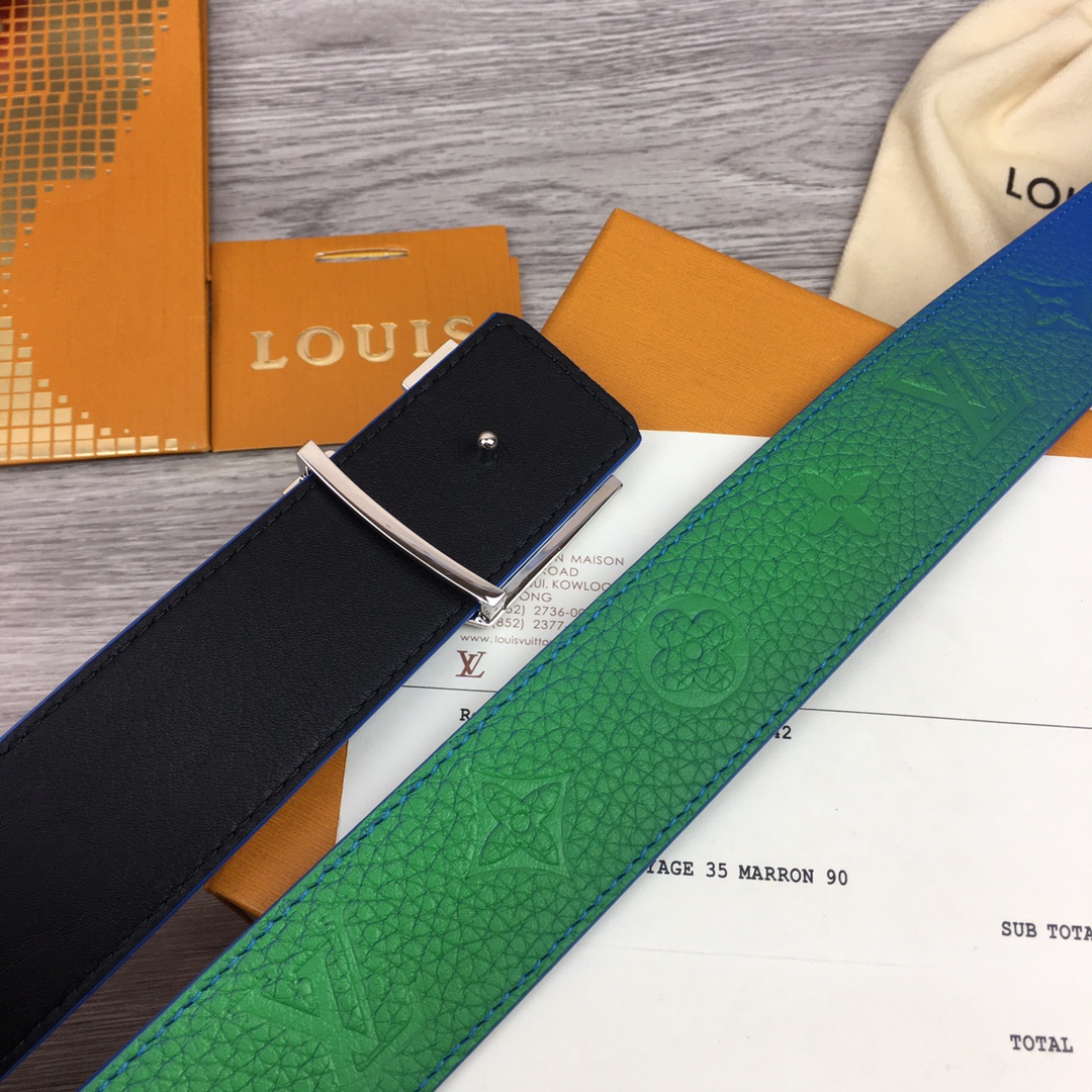 Louis Vuitton Gradient Shape 40MM Reversible Belt - FashionPlug