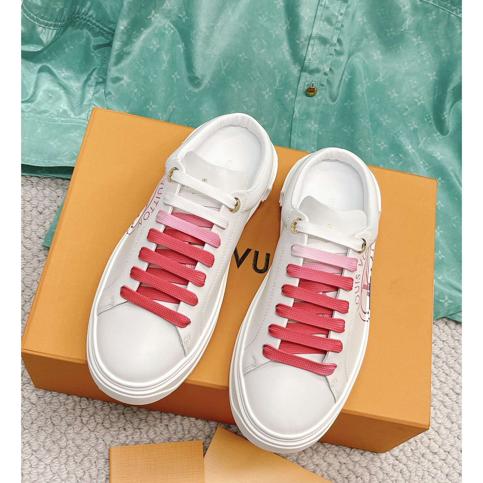 Louis Vuitton Time Out Open Back Sneaker - FashionPlug
