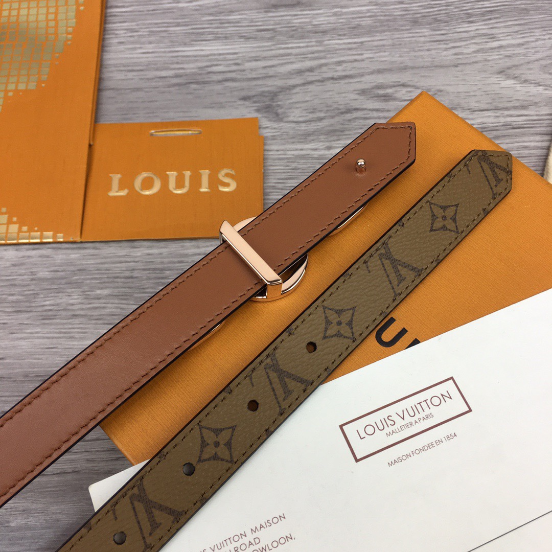 Louis Vuitton Squared LV 20mm Belt - FashionPlug