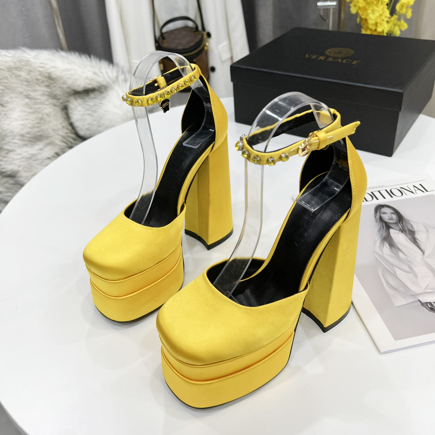 Versace High Heel Sandals - FashionPlug