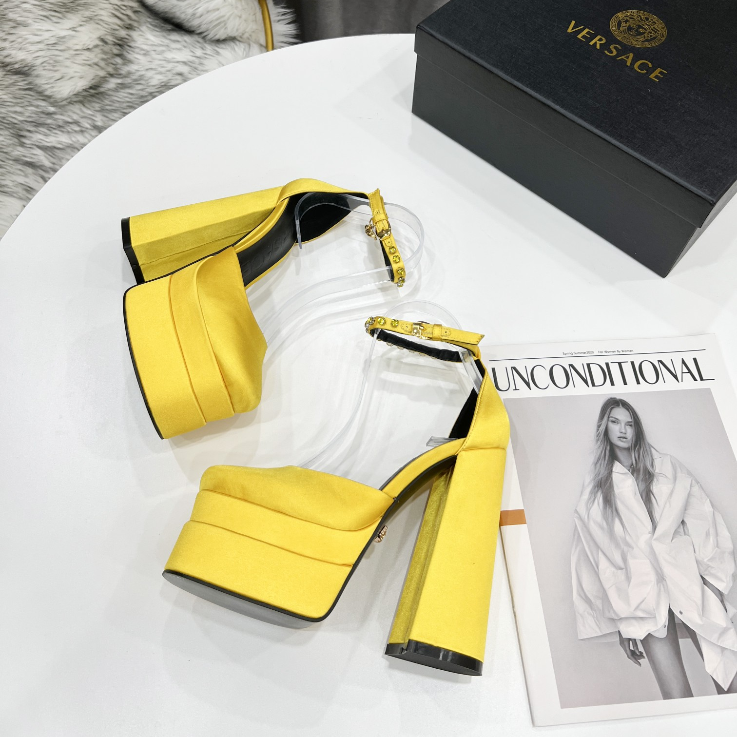 Versace High Heel Sandals - FashionPlug