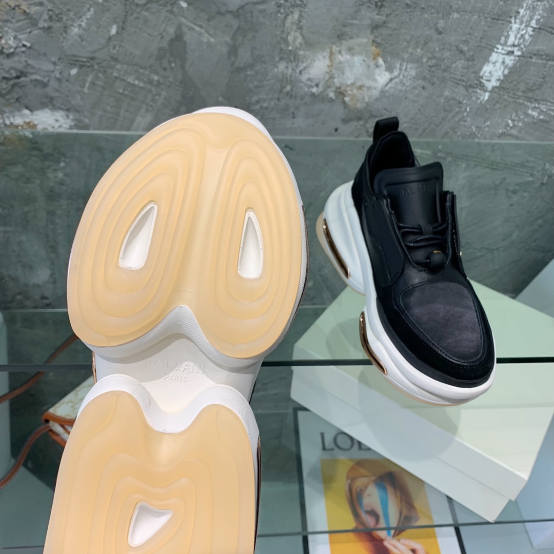 Balmain B-Bold Low-Top Sneakers - FashionPlug