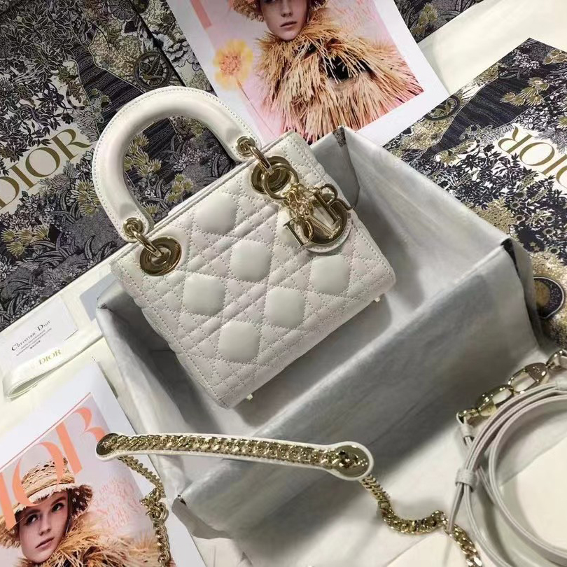 Dior Lady D-Lite Handbag（17-15-7CM） - FashionPlug