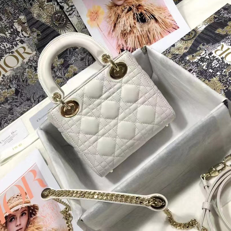 Dior Lady D-Lite Handbag（17-15-7CM） - FashionPlug