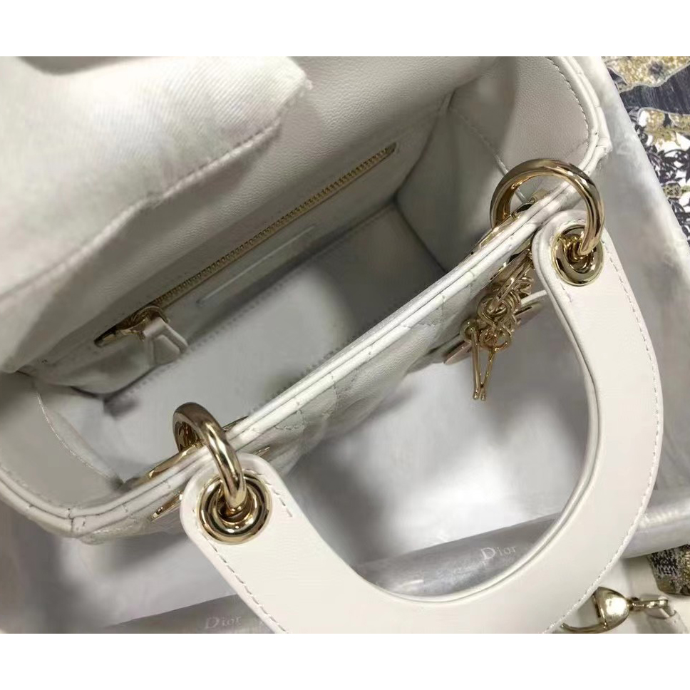 Dior Lady D-Lite Handbag（17-15-7CM） - FashionPlug