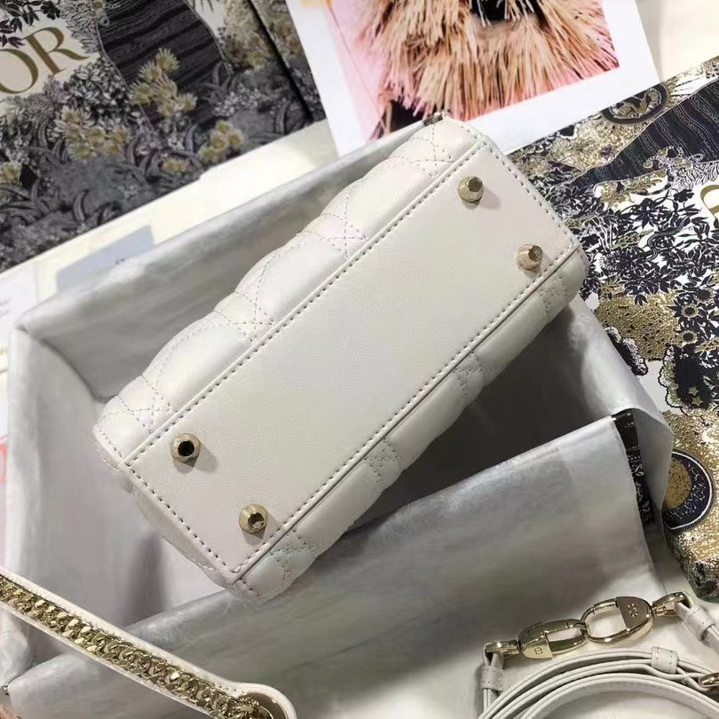 Dior Lady D-Lite Handbag（17-15-7CM） - FashionPlug