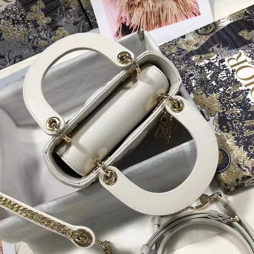 Dior Lady D-Lite Handbag（17-15-7CM） - FashionPlug