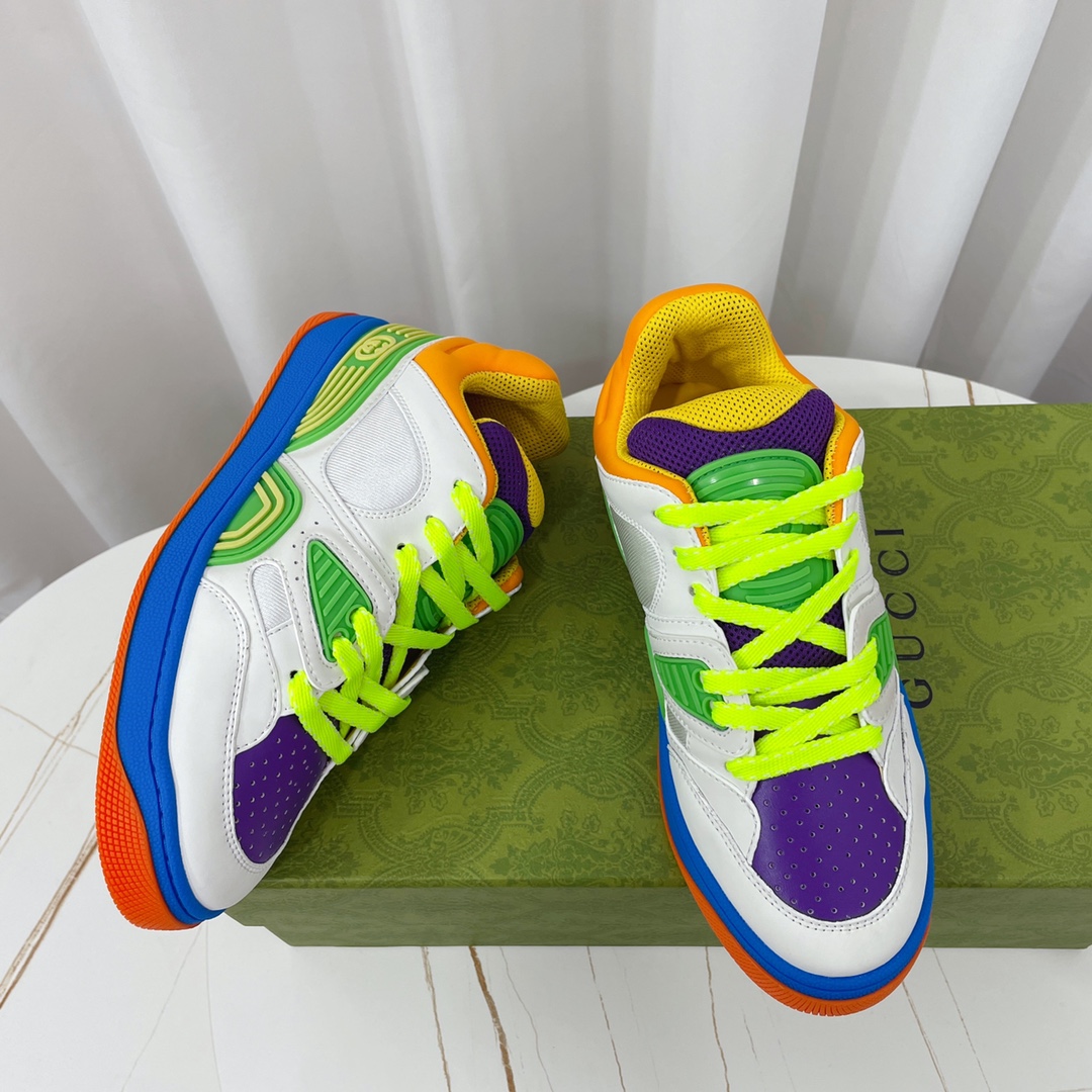 Gucci  Basket Sneaker With Lnterlocking G  - FashionPlug